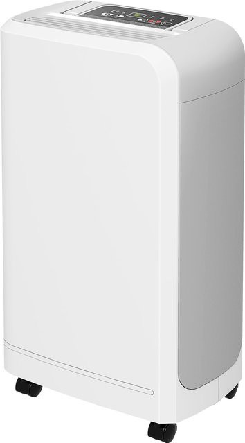 HOMCOM Entfeuchter Weiß, Tragbarer Luftentfeuchter mit 12L/Tag Kapazität, 0,8L Wassertank, Display, Timer und Rollen für 13-18m2 - Bild 1