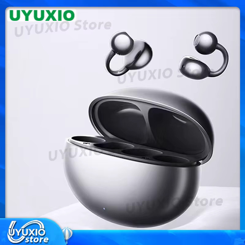 UYUXIO Clip-On Bluetooth 5.4 Ohrhörer XP7 Wasserdicht in Schwarz mit 72 Stunden Akkulaufzeit - Bild 3