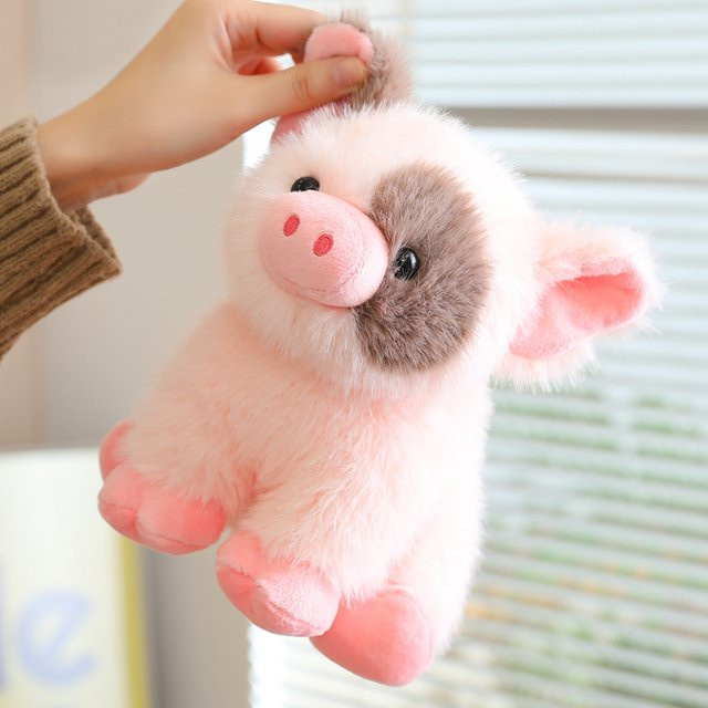 YUZHINUO Miniatur Duftendes Schwein Plüsch, Tierpuppe, Rosa / Pink - Bild 1