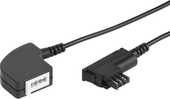 Vivanco TAE-U Verlängerung mit TAE-U-Kupplung auf TAE-U-Stecker, Schwarz, 10 m - Bild 1