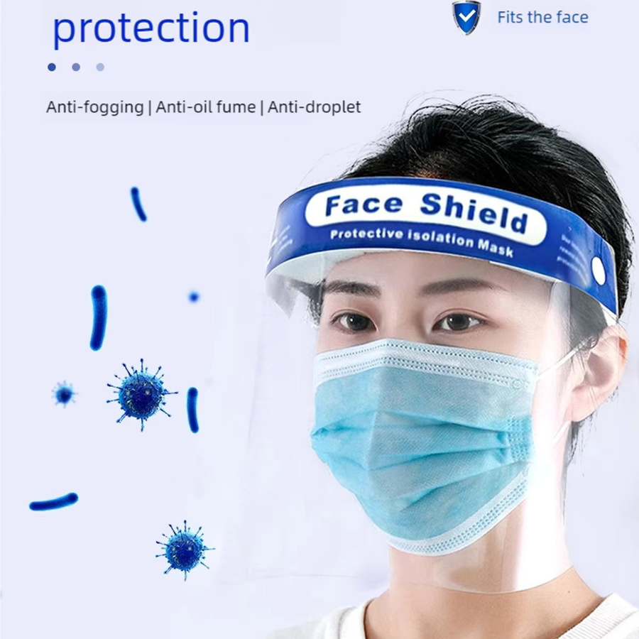 Glazzy HD-Gesichtsschutzmaske Set, 10 Stück, universelle Version mit Schwammschutz, Spritzschutz und Antibeschlag-Funktion - Bild 4