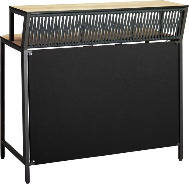 VEGA Outdoorbar Baruba Element Gerade in Eiche und Anthrazit, B: 120 cm, T: 56 cm, H: 115 cm - Bild 1