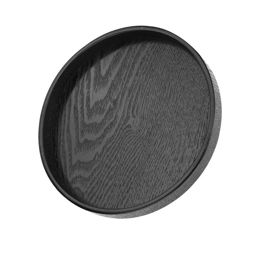 Rundes Serviertablett aus Massivholz von KaiSai Durchmesser: 24 cm - Bild 3