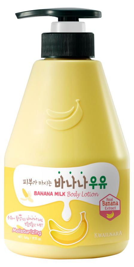 Welcos Kwailnara Körperlotion Bananenmilch, 560g - Bild 1