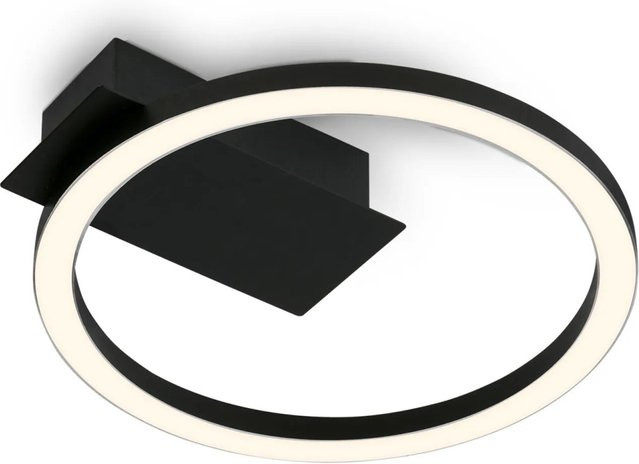 Brilo LED-Deckenleuchte Nici in Schwarz mit warmweißem Licht, Ring-Design, B/T/H: 75 x 21 x 11 cm - Bild 1