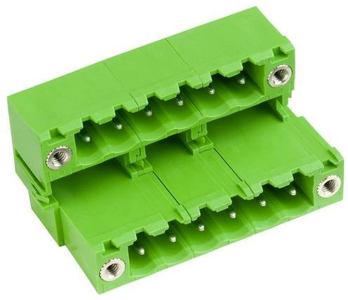 PTR Hartmann Stiftleiste Standard mit 10 Polzahlen und 5,08 mm Rastermaß in Grün - Bild 1