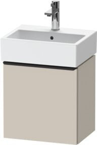 Duravit Waschtischunterschrank D-Neo Wandhängend mit 1 Tür, B/T/H: 43,4 x 32,2 x 44,0 cm, matt Schwarz/Beige/Weiß - Bild 1