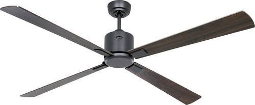 CasaFan ECO NEO III 152 BG-NB/KI Deckenventilator mit WiFi, Fernbedienung und Timer in Basalt-Grau und Nussbaum/Kirsche Flügeln - Bild 1