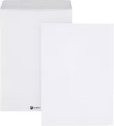 SECURITEX Versandtasche Expander DIN B4 weiß, 100er Packung, selbstklebend - Bild 1