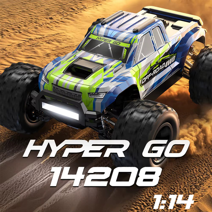 MJX Hyper Go 14208 RC-Auto, Allrad-Hochgeschwindigkeits-Offroad-Monstertruck, Maßstab 1:14 - Bild 2