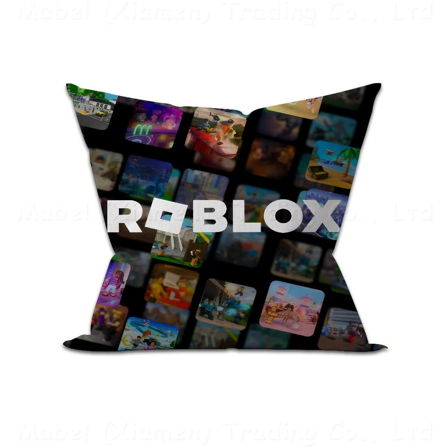 Dekorativer Kissenbezug mit Roblox Game Cartoon Motiv, quadratisch, Mehrfarbig, Breite: 30 cm, Höhe: 30 cm - Bild 6