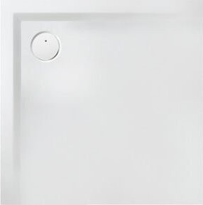 Hoesch Mineralguss-Duschwanne Muna Solique quadratisch in Schiefergrau mit Antirutsch-Funktion, B/T/H: 80 x 80 x 3 cm - Bild 1