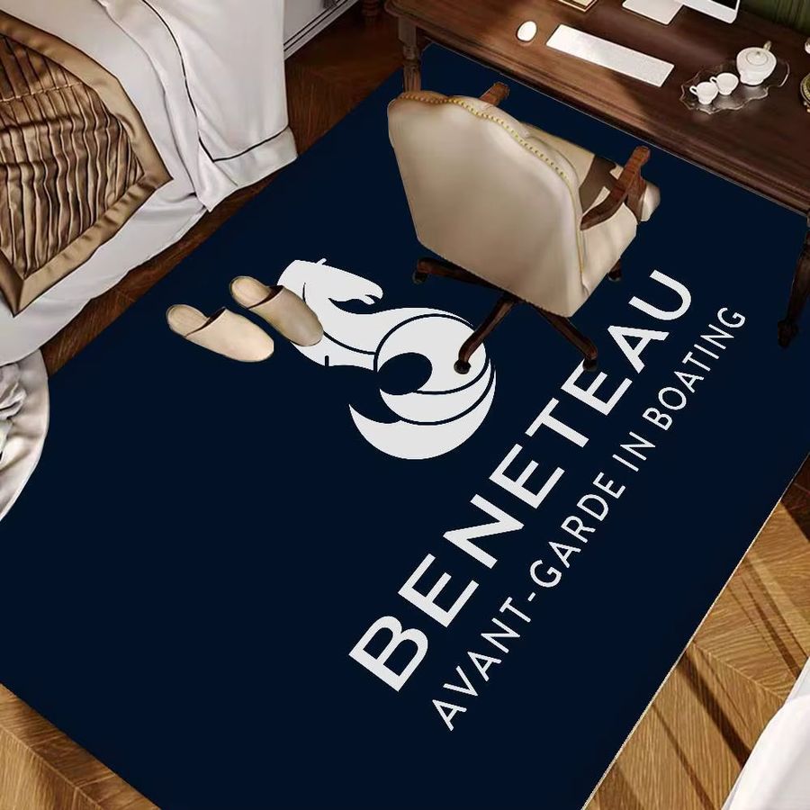 B-BENETEAU Logo Bodenmatte rutschfest für Waschküche, Balkon und Wohnzimmer - Bild 4