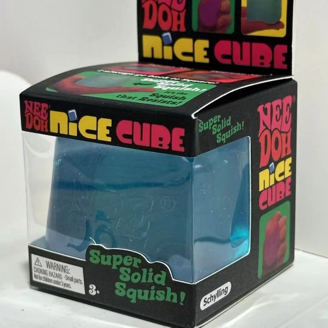 Schylling Needoh Nice Cube, Sensorisches Spielzeug, pink - Bild 1