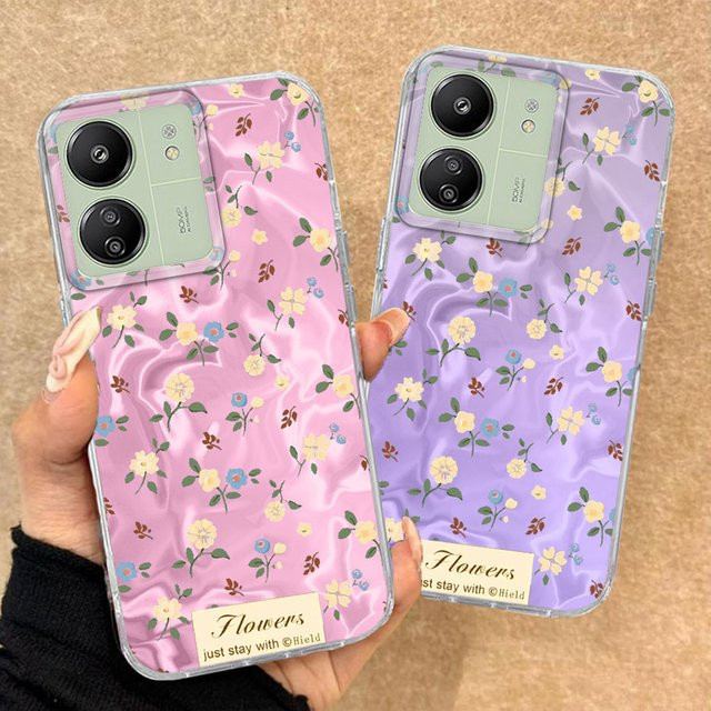 Xiaomi Handyhülle im Koreanischen INS Retro Flower Rose Design für Redmi und Note Modelle, Mehrfarbig - Bild 1