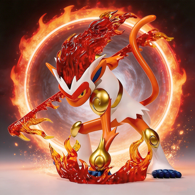 Bandai Pokémon Infernape, Actionfigur, Einzelfigur, Kunststoff - Bild 1