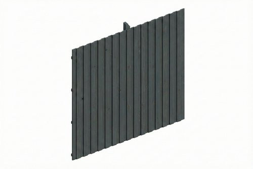SKANHOLZ Carport-Rückwand aus Fichte in Schiefergrau, B/H: 362 x 330 cm - Bild 1