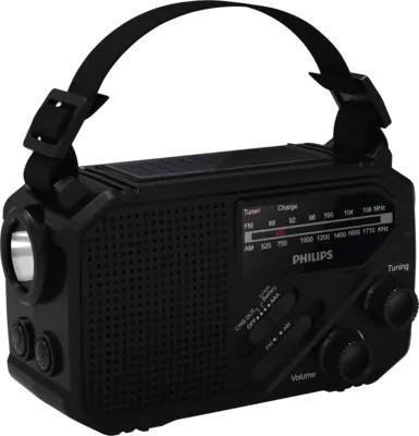 Philips Notfallradio TAR3500/00 in Schwarz mit FM, AM und USB-C Anschluss - Bild 1