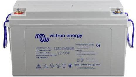 Victron Energy Blei-Carbon Akku 12V 100Ah BAT612110081 B/H/T: 410 x 225 x 172 mm - Bild 1