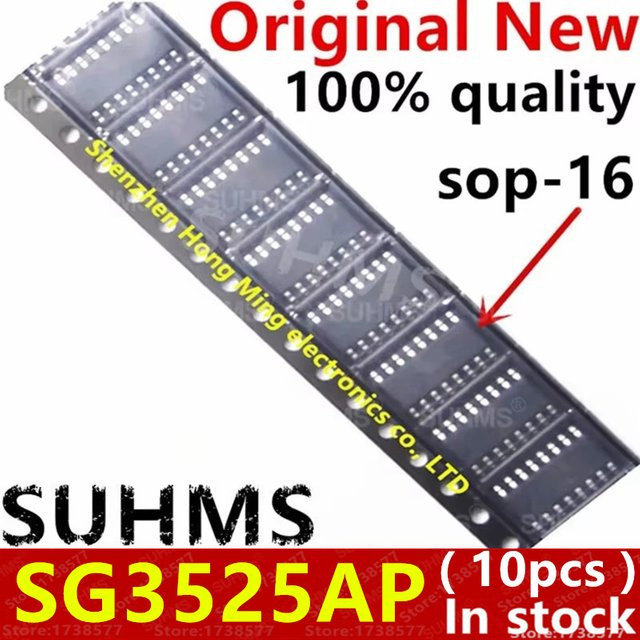 10 Stück SG3525AP SOP-16 IC in Schwarz von SUHMS - Bild 1