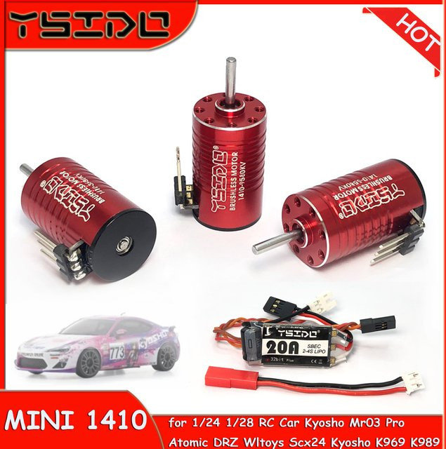 YSIDO Mini 1410 V2 Brushless Motor mit 20A ESC Kombi-Set - Bild 1
