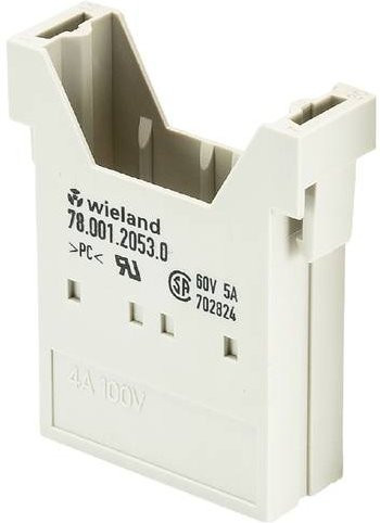 Wieland Electric Moduleinsatz 78.001.2053.0 mit 20 Polen in Weiß, 10 Stück - Bild 1