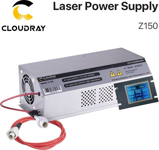 Cloudray Z150 CO2-Laser-Netzteil-Monitor für Lasergravur- und Schneidemaschinen 130–180 W AC90–264 V - Bild 1