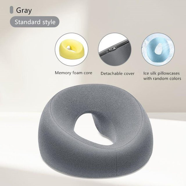 Ergonomisches Liegekissen von Yiran bag aus Memory-Schaum in Grau mit atmungsaktivem Polyester-Bezug für professionelle Anwendungen im Schönheitssalon - Bild 1