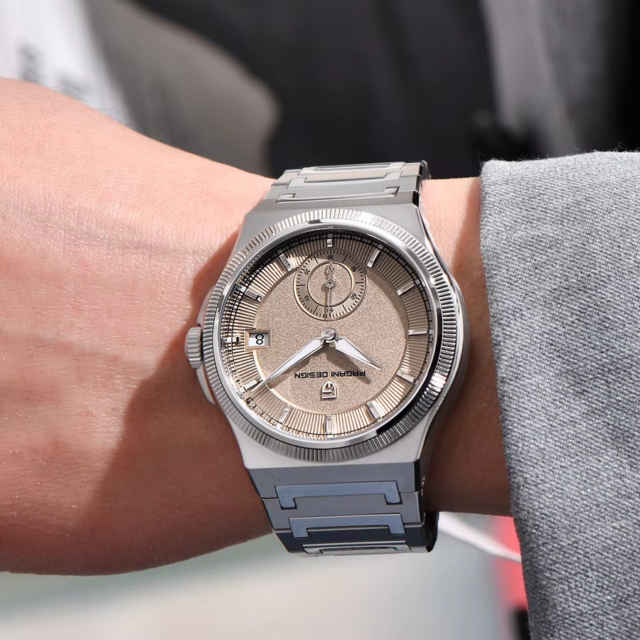 PAGANI DESIGN Armbanduhr Quarz, Edelstahl, Silber, Herren - Bild 2