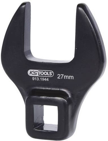 KS Tools 1/2 Zoll Einsteck-Einmaulschlüssel in Schwarz mit 27 mm Schlüsselweite - Bild 1