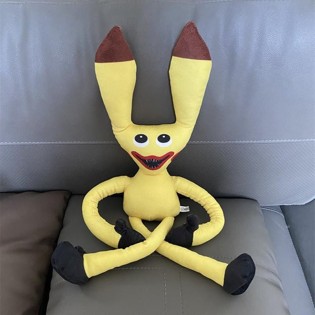 Poppy Playtime Huggy Wuggy Plüschtier, gelb, 40cm - Bild 1