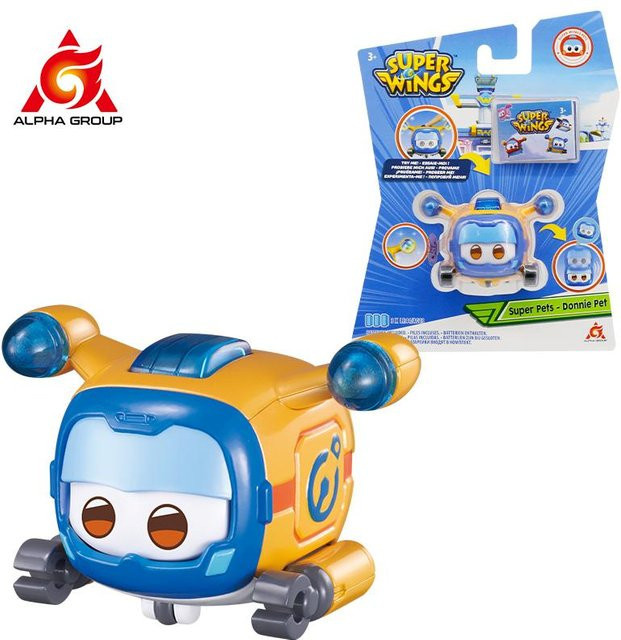 Alpha-Gruppe Super Wings Haustier-Dinosaurier Actionfiguren ab 3 Jahren - Bild 1