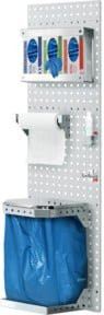 Kappes RasterPlan Lochplatte Modell 2 in Grau, H: 150 cm, B: 45 cm - Bild 1