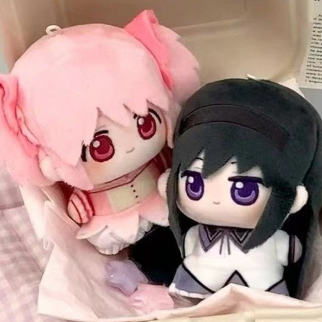 SMTA Madoka Magica Madoka Kaname Homura Akemi Q-Version Plüschpuppe, bunt - Bild 1
