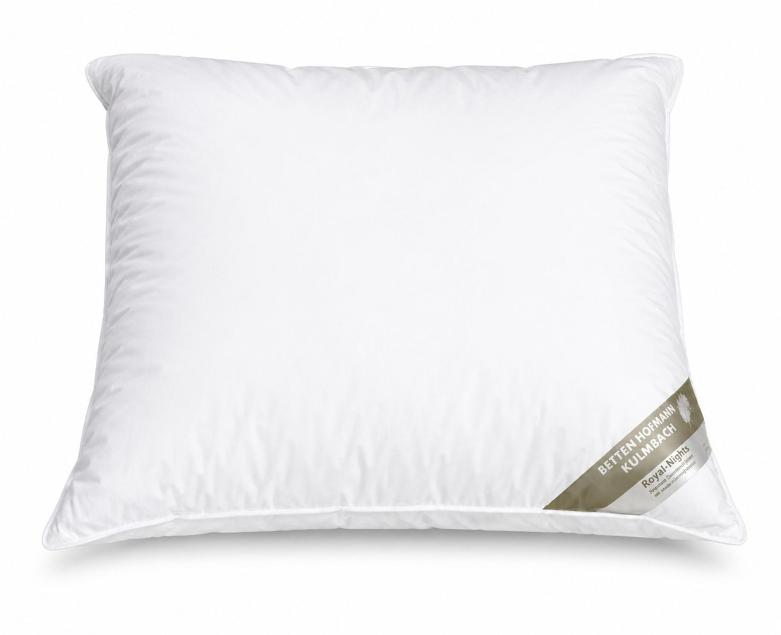 Hofmanns Exklusives Daunenkissen Kopfkissen aus 100% Daunen in Weiß, B/T/H: 80 x 80 x 0 cm - Bild 1