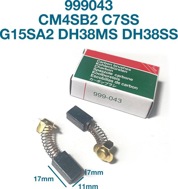 Hitachi Kohlebürsten in Schwarz für Elektrowerkzeuge CM4SB2 C7SS G15SA2 DH38MS DH38SS - Bild 1