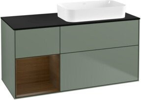 V&B Waschtischunterschrank Finion in Lackoptik, Breite: 120 cm, Tiefe: 60 cm - Bild 1
