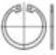 Industrial Quality Supplies Sicherungsringe DIN 472 aus Federstahl, Durchmesser: 45 mm, Breite: 1,75 mm - Bild 1