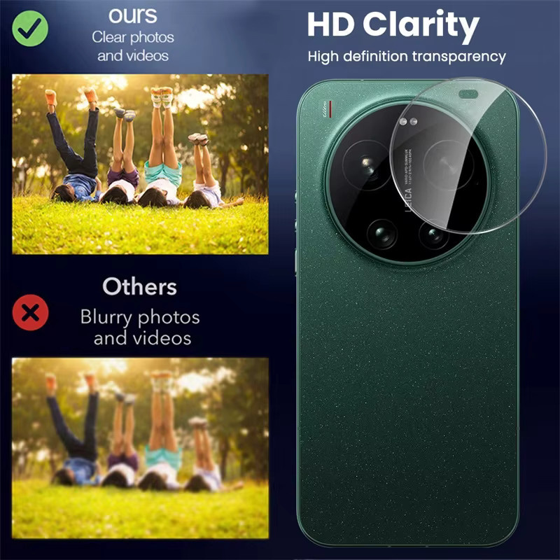 2 Stück Mi17Ultra 3D Gehärtetes Glas Kameraschutz für Xiaomi 17 Ultra 5G, Transparent - Bild 5