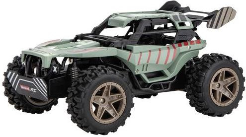 Carrera Mountain Racer 370200004 RC Einsteiger Modellauto Elektro Buggy Offroad in Lindgrün und Gelb, Maßstab 1:20 - Bild 1