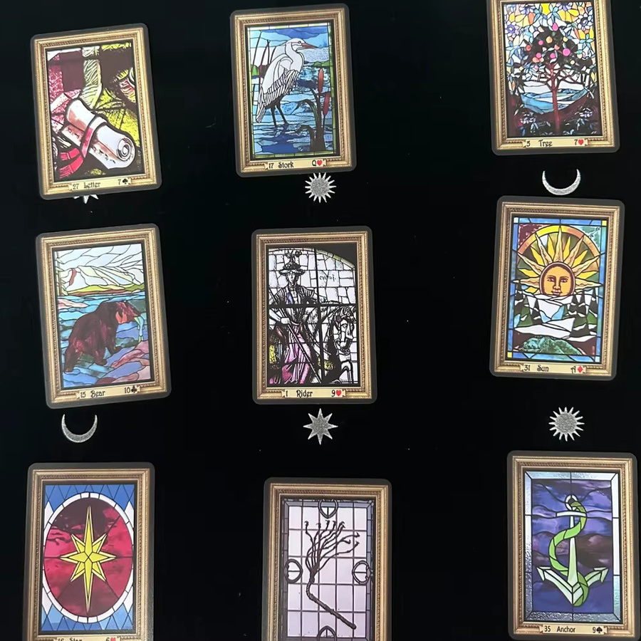 Heloise Lenormand Wahrsagerei Oracle Karten, 41-teiliges Set - Bild 3