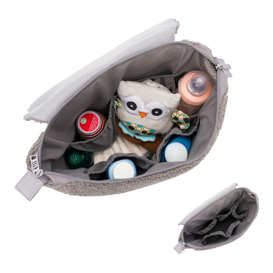 Fillikid Wickelrucksack Teddy in Grau - Bild 3