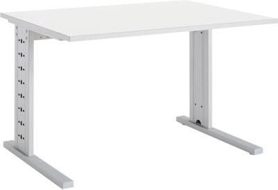 Schäfer Shop Select Schreibtisch Moxxo IQ, Rechteck mit C-Fuß, weiß, B/T/H: 120 x 80 x 73,5 cm - Bild 1