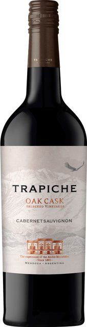 Trapiche Oak Cask Cabernet Sauvignon Rotwein, Mendoza, 2023, trocken, 0,75 l - Bild 1