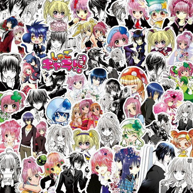 Bandai Shugo Chara! Aufkleber Anime-Charaktere, 82-teiliges Set, Bunt / Mehrfarbig - Bild 1