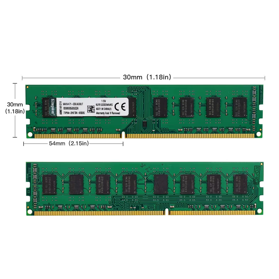 Kingston DDR3 RAM Arbeitsspeicher Modul für Desktop-Computer, Farbe: Grün - Bild 2