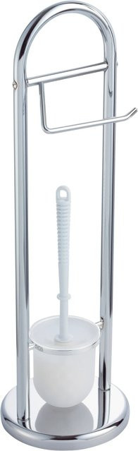 OBI WC-Bürstengarnitur mit Papierhalter in Chrom - Bild 1
