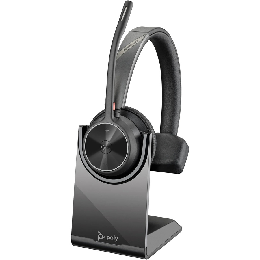 Poly Voyager 4310 Headset in Schwarz mit Bluetooth und USB-C - Bild 1