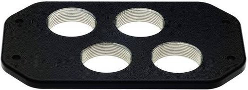 Harting Montagedeckel aus Edelstahl in Schwarz 19400489801 - Bild 1
