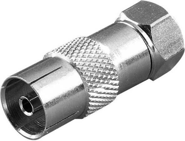 Vivanco Kurzadapter 48104 in Silber - Bild 1
